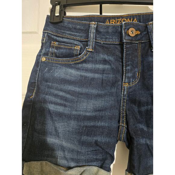Arizona jean company size 1 junior's denim shorts - Picture 3 of 9